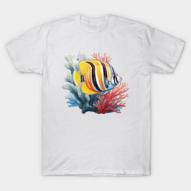 Butterflyfish T-Shirt by zooleisurelife